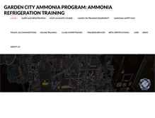 Tablet Screenshot of ammoniatraining.com